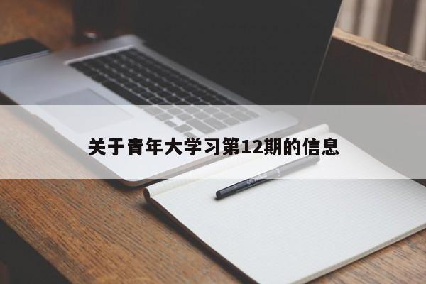 关于青年大学习第12期的信息